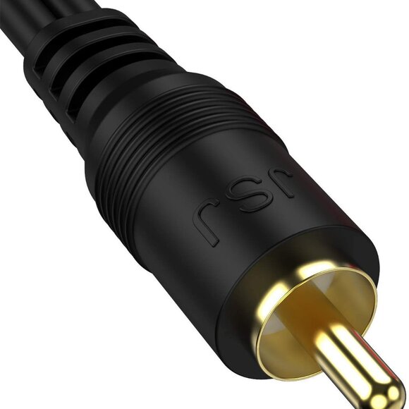 RCA 1 Male to 2 Female Audio Speaker Y Adapter Splitter Cable - Package of 2 NEW - Picture 4 of 7